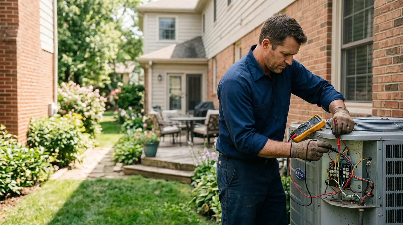 HVAC technician working near Preston Hollow, NY